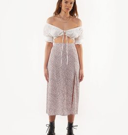 JORGE Lucinda Floral Midi Skirt