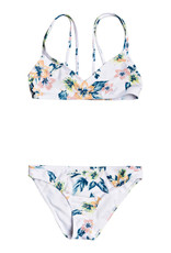 ROXY Girls Pinky Skies Athletic Bikini Set