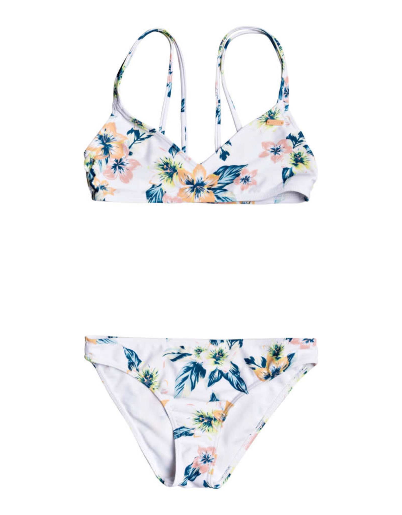 ROXY Girls Pinky Skies Athletic Bikini Set