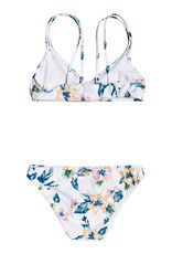 ROXY Girls Pinky Skies Athletic Bikini Set