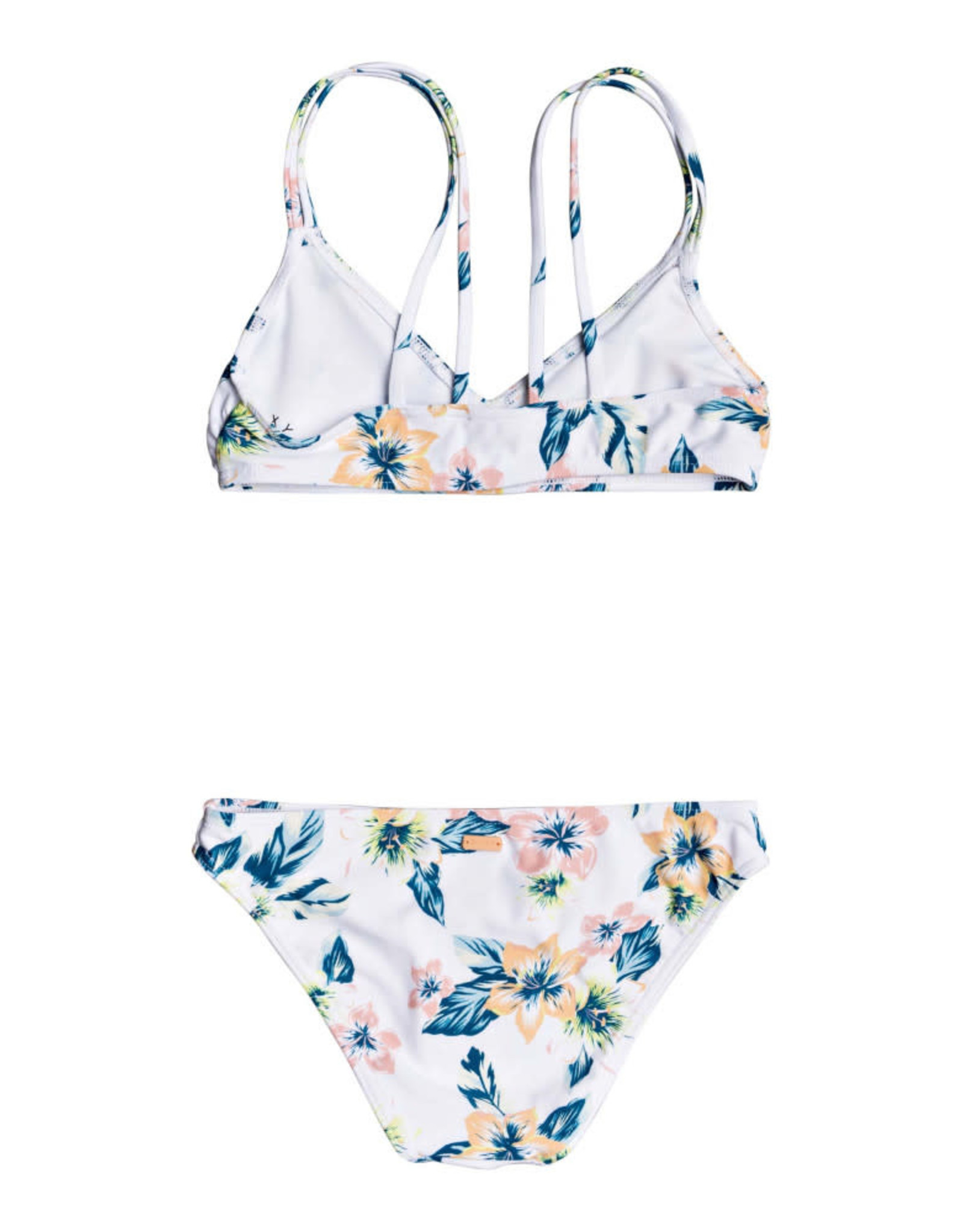 ROXY Girls Pinky Skies Athletic Bikini Set