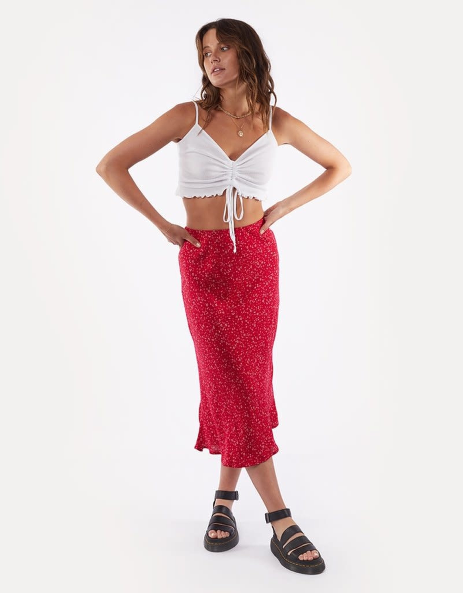 ALL ABOUT EVE Flourishing Midi Skirt