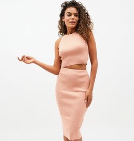 MINKPINK Joan Knit Midi Skirt