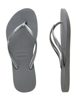 Kids Slim Metallic Thongs