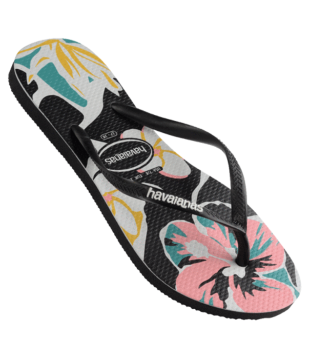 HAVAIANAS Slim Print Floral Thongs