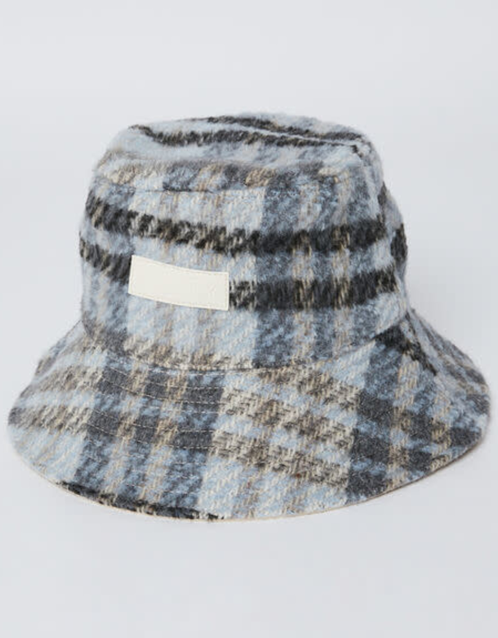 Nicola Reversible Plaid Bucket Hat 