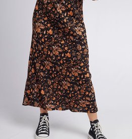 ALL ABOUT EVE Cleo Floral Midi Skirt