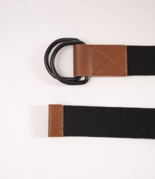 RUSTY Straight Edge Leather Belt