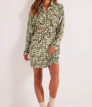 Flynn Twist Shirtdress