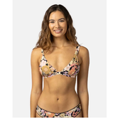 Mystic Floral Fixed Triangle Bikini Top