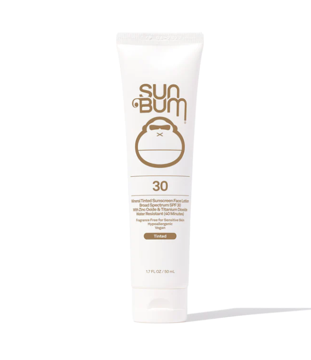 SUN BUM Mineral SPF 30 Tinted Sunscreen Face Lotion