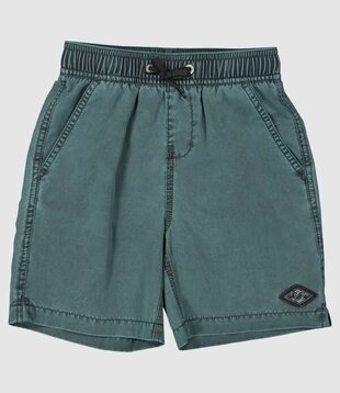 Groms Boys All Day Overdye Layback Boardshorts 13"