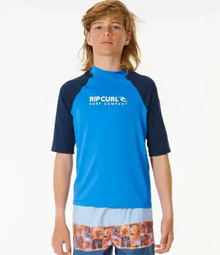 Teen Boys Shock UV Short Sleeve Rash Vest