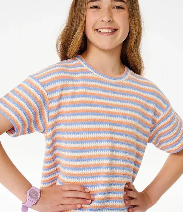 RIP CURL Teen Girls Sun Stripe Knit Tee