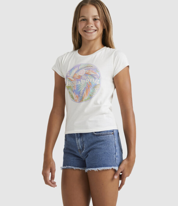 BILLABONG Teen Girls Pastel Palms Formula T-Shirt