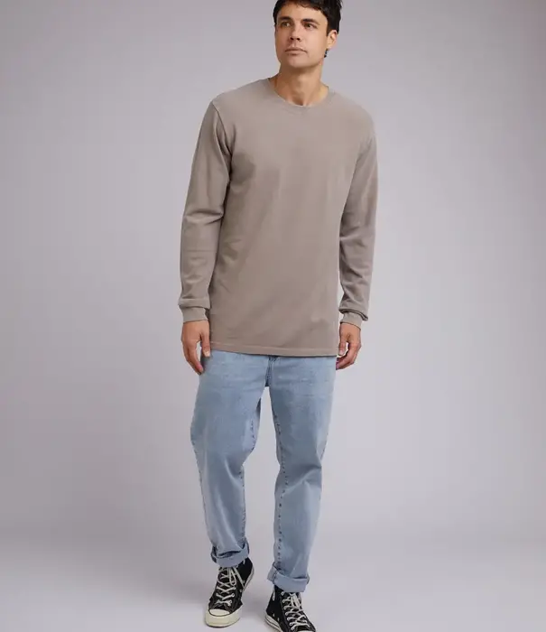 SILENT THEORY Pique Long Sleeve Tee