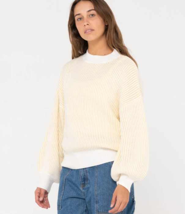 RUSTY Ora Relaxed Fit Mock Neck Knit