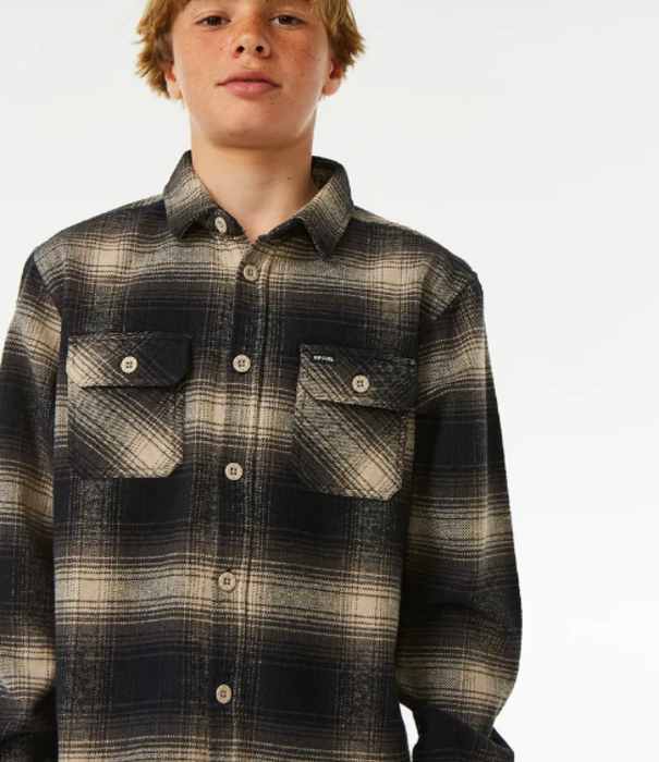 RIP CURL Teen Boys Count Flannel Shirt