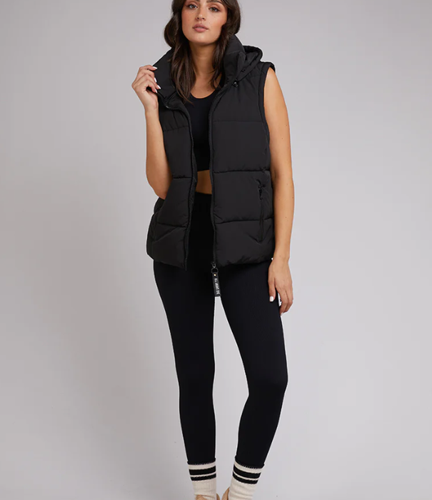 ALL ABOUT EVE Remi Luxe Puffer Vest