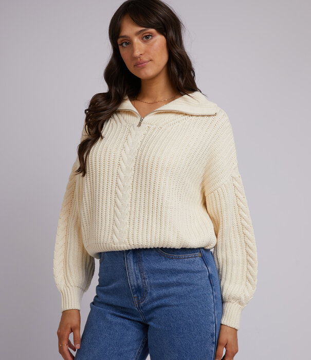 ALL ABOUT EVE Dahlia 1/4 Zip Knit