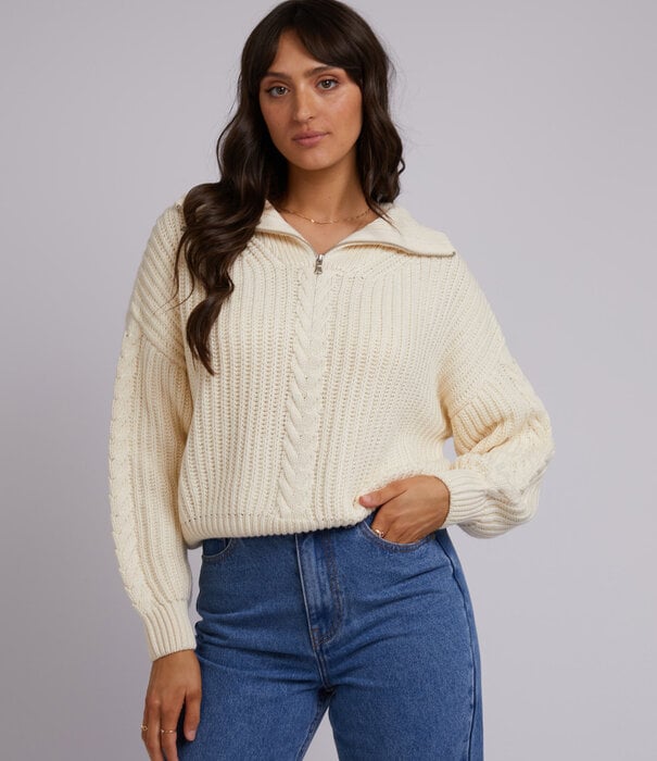 ALL ABOUT EVE Dahlia 1/4 Zip Knit