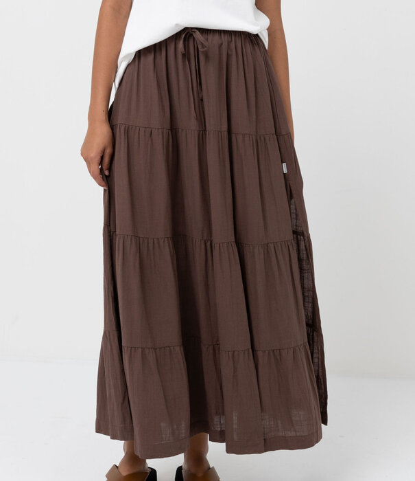 RHYTHM Classic Tiered Maxi Skirt