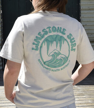 Limestone Surf Womens Heavy Faded Tee