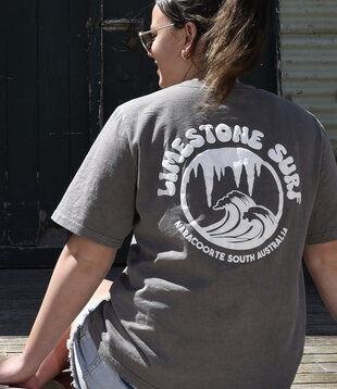 Limestone Surf Womens Heavy Faded Tee