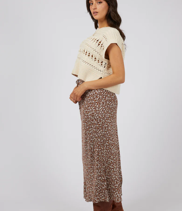 ALL ABOUT EVE Tallows Floral Maxi Skirt