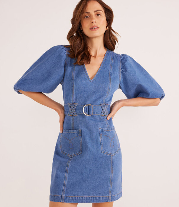 MINKPINK Peyton Denim Mini Dress