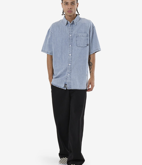 THRILLS Canyon Oversize Short Sleeve Denim Shirt