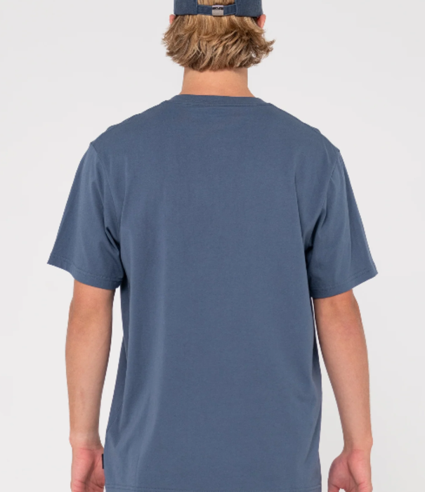 RUSTY Boxed Out Centre Front Short Sleeve Tee