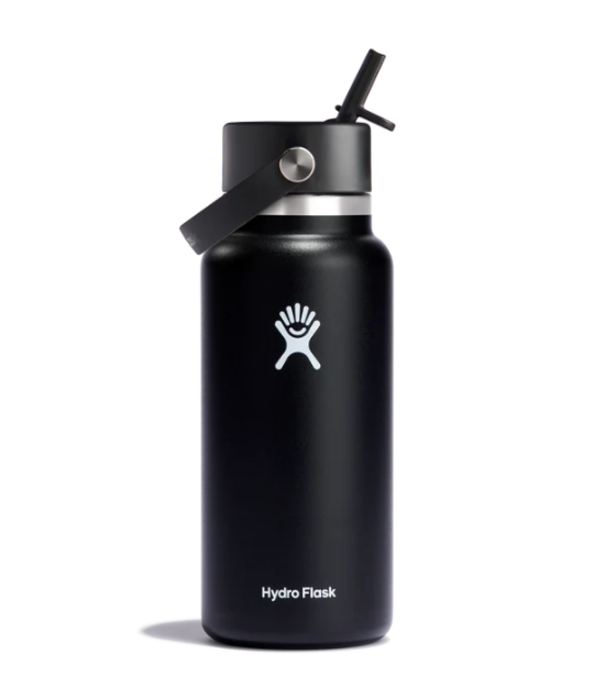 HYDRO FLASK 32oz (946mL) Wide Mouth with Flex Straw Cap