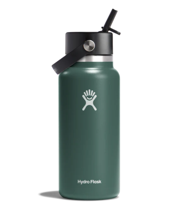 HYDRO FLASK 32oz (946mL) Wide Mouth with Flex Straw Cap