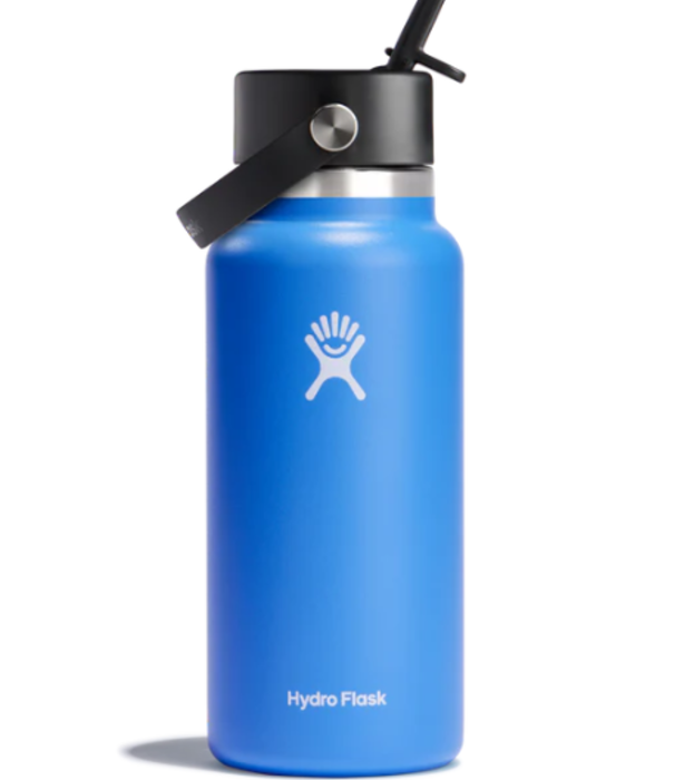 HYDRO FLASK 32oz (946mL) Wide Mouth with Flex Straw Cap