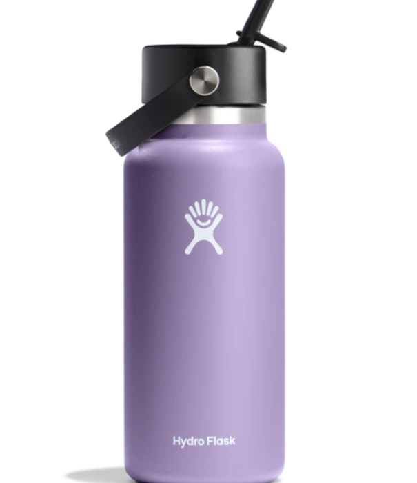 HYDRO FLASK 32oz (946mL) Wide Mouth with Flex Straw Cap