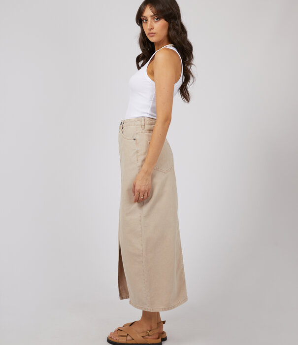 ALL ABOUT EVE Pia Denim Maxi Skirt