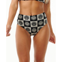 Soleil Shell Hi Leg Good Coverage Bikini Bottom