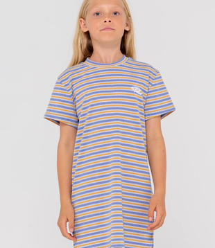 Teen Girls Camila Stripe T Shirt Dress