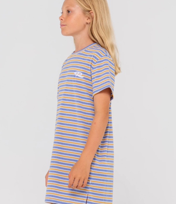 RUSTY Teen Girls Camila Stripe T Shirt Dress