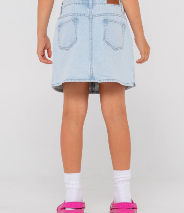 RUSTY Teen Girls Mavericks Low Rise Denim Skirt