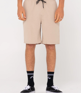 Overtone Linen Elastic Waist Short