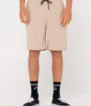 Overtone Linen Elastic Waist Short