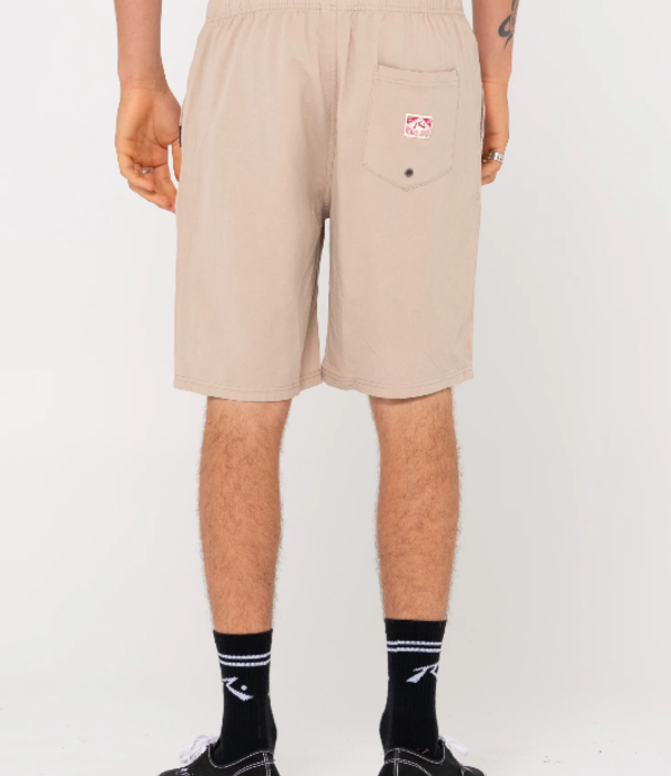 RUSTY Overtone Linen Elastic Waist Short
