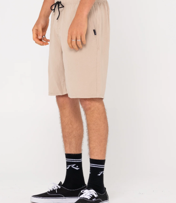 RUSTY Overtone Linen Elastic Waist Short