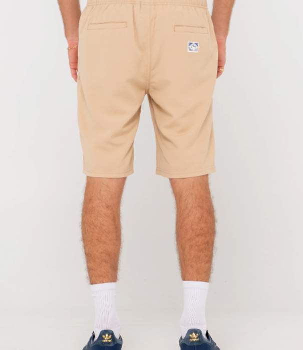 RUSTY Overtone Elastic Waist Linen Short