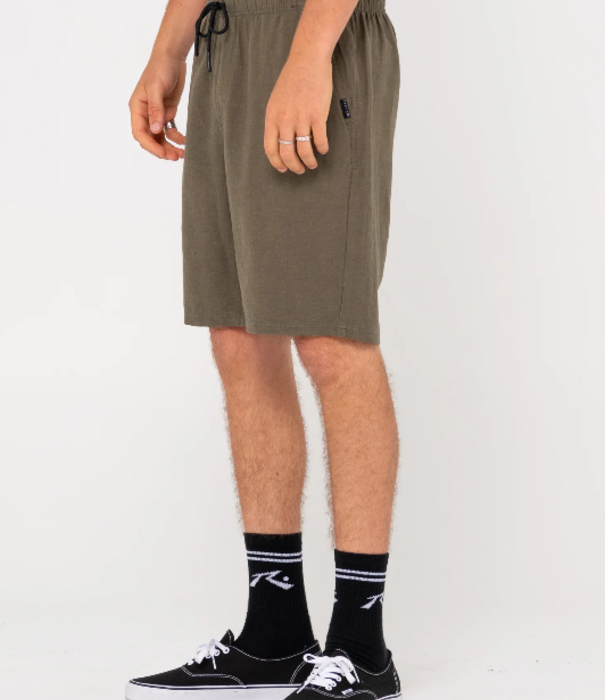 RUSTY Overtone Elastic Waist Linen Short