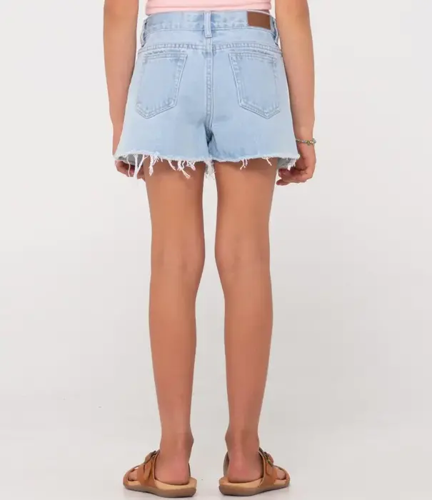RUSTY Teen Girls Penny Kick Flare Denim Short
