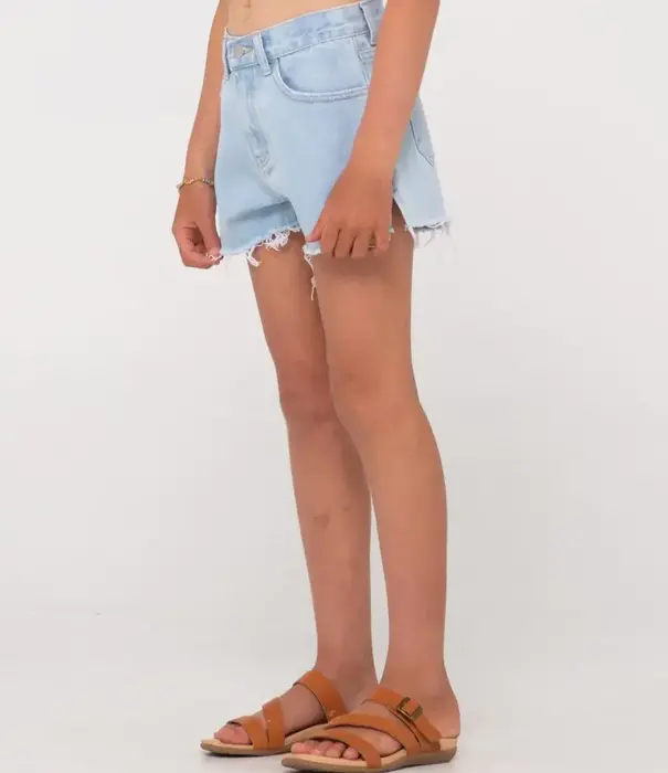 RUSTY Teen Girls Penny Kick Flare Denim Short