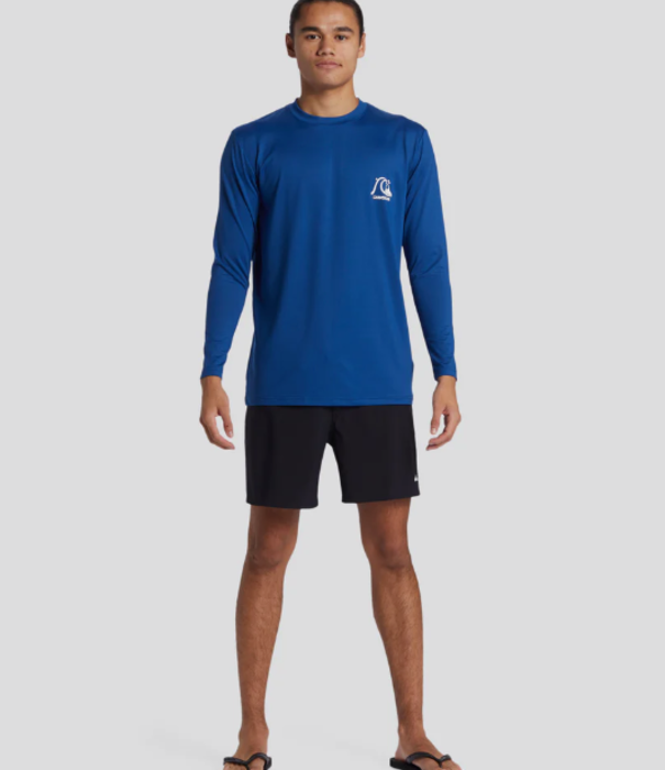 QUIKSILVER DNA Bubble Logo Long Sleeves UPF 50 Surf T-shirt